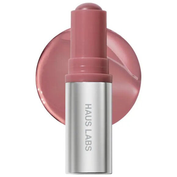 NIB ✅ Haus Labs #GLASSY HIBISCUS Color Fuse Glassy Blush Balm Stick ✨ NIB - Picture 1 of 11